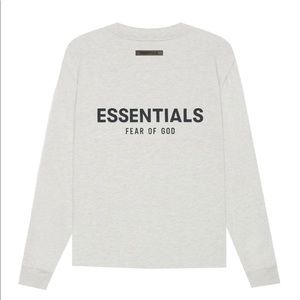 Fear of God Essentials Long Sleeve T-Shirt Oatmeal M